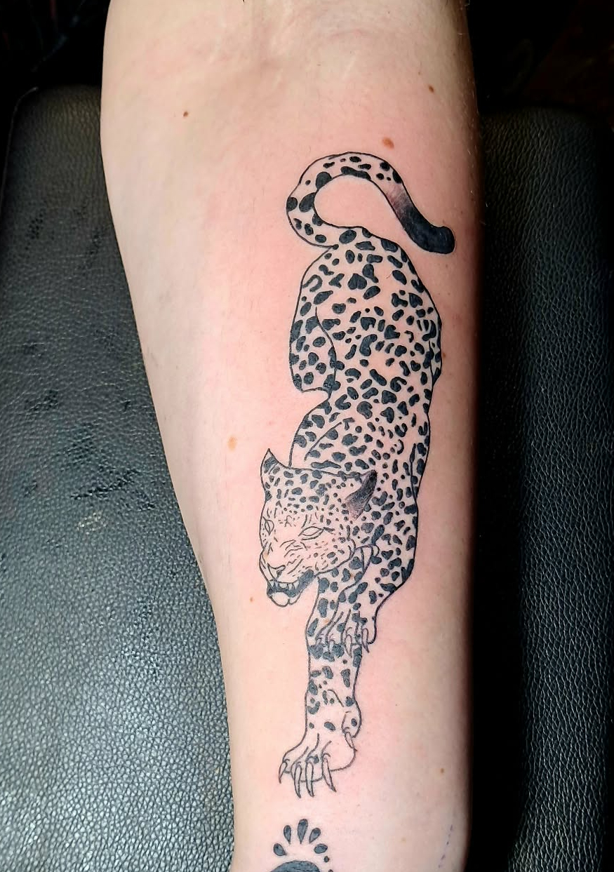 Leopard tattoo