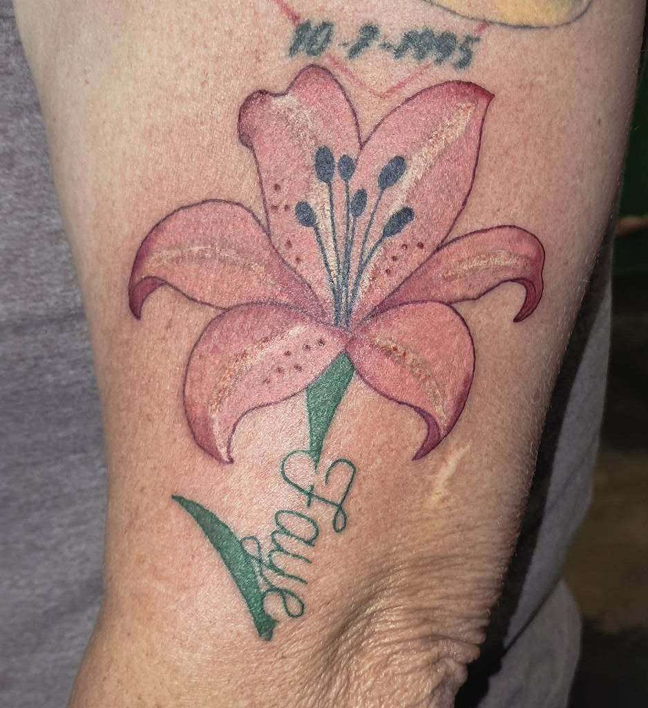 Lily tattoo